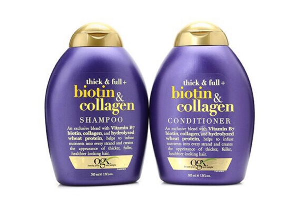 Bộ dầu gội và xả chống rụng tóc Biotin & Collagen Thick Full