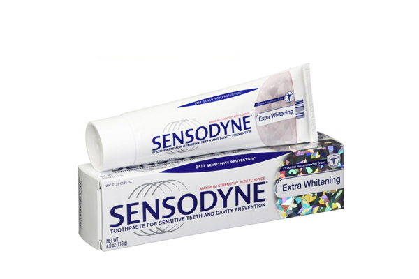 Kem Đánh Răng Sensodyne Extra Whitening là kem đánh răng dành cho răng nhạy cảm bán chạy số 1 tại Hoa Kỳ