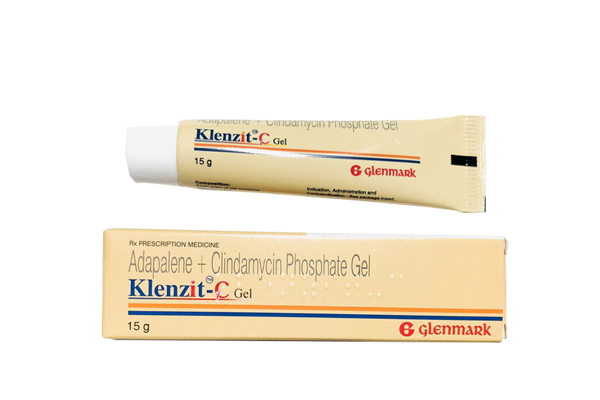 Klenzit – C được dùng để điều trị tại chỗ ở các vùng có nhiều mụn, nốt sần và mụn mủ cho bệnh nhân bị bệnh trứng cá nhẹ và vừa