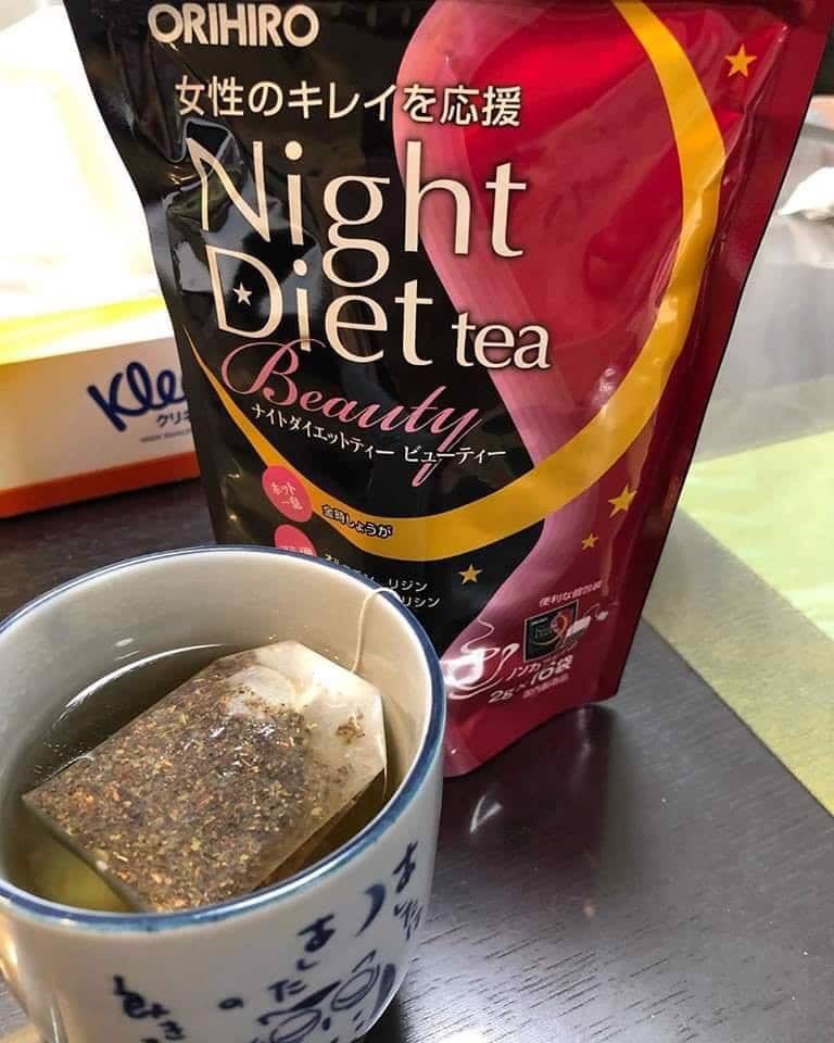 Tra giam can Orihiro Night Diet Tea Beauty 1