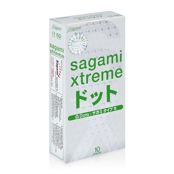 Bao cao su Sagami Xtreme White chống xuất tinh sớm